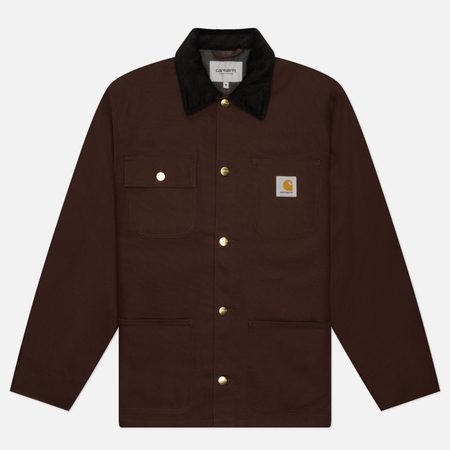 Мужская демисезонная куртка Carhartt WIP Michigan, цвет коричневый