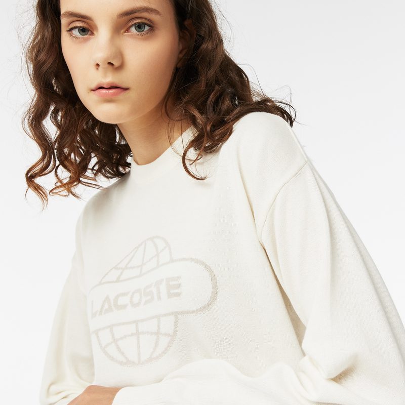 Женский свитер Lacoste с круглым вырезом 3