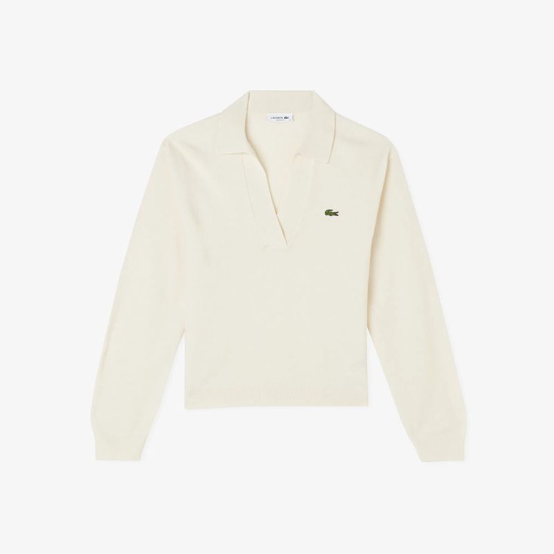 Женский шерстяной свитер Lacoste 5