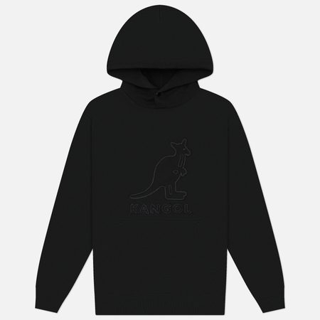 Мужская толстовка Kangol Mega Logo Hoodie, цвет чёрный