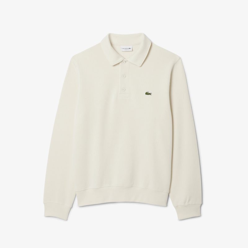 Мужская толстовка Lacoste с воротником-поло из хлопка 4