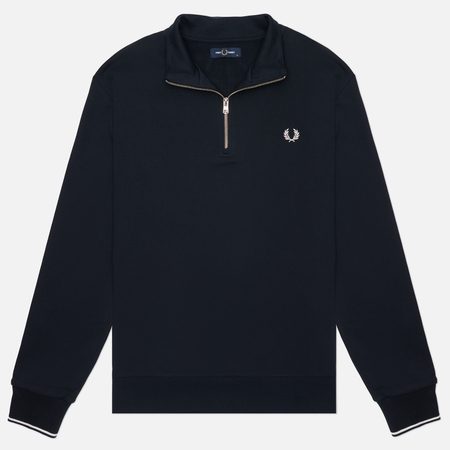 Мужская толстовка Fred Perry Half Zip, цвет синий