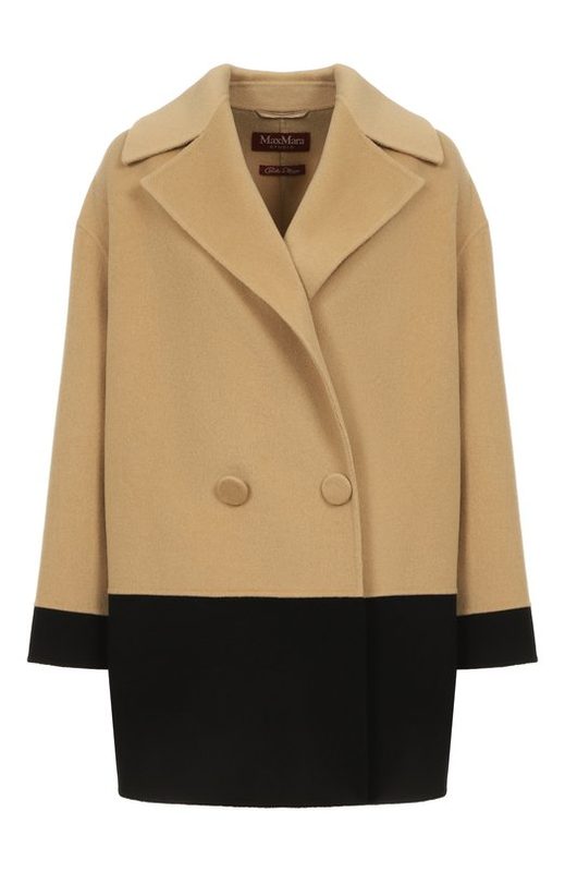 Шерстяное полупальто Max Mara Studio