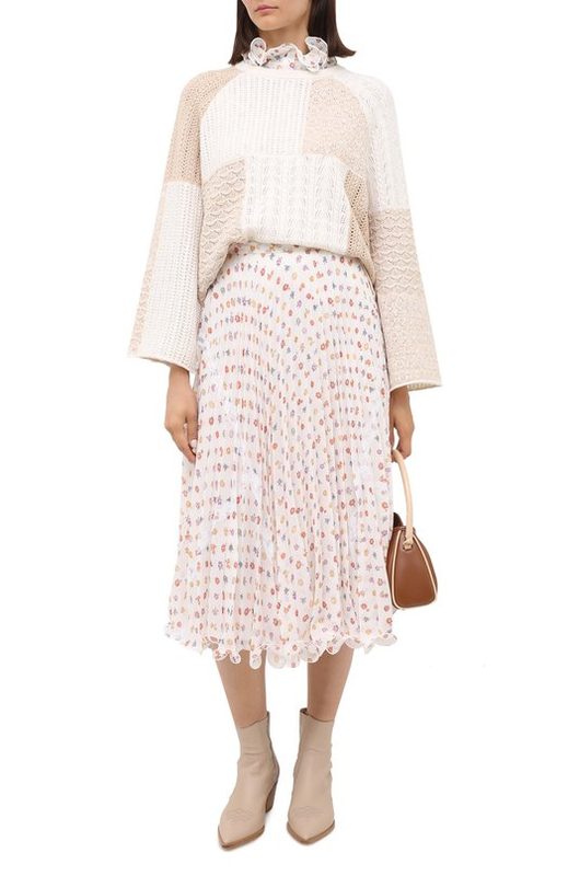 Пуловер из шерсти и хлопка Alice + Olivia 2