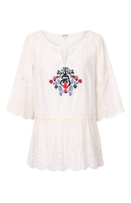 Хлопковая блузка Suno