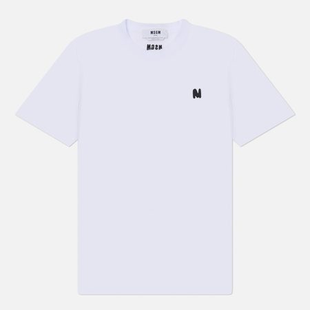 Мужская футболка MSGM M Wave, цвет белый