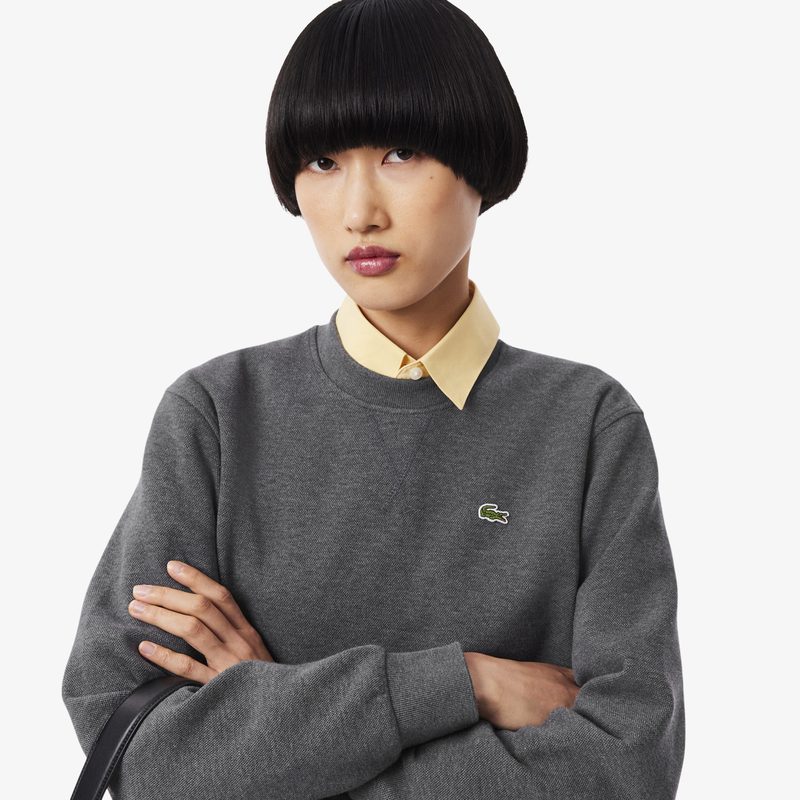 Женский свитшот Lacoste из смеси органического хлопка 3