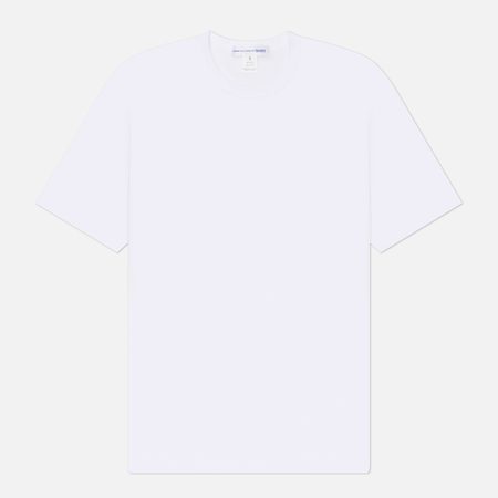 Мужская футболка Comme des Garcons SHIRT Printed Logo Back Oversized, цвет белый