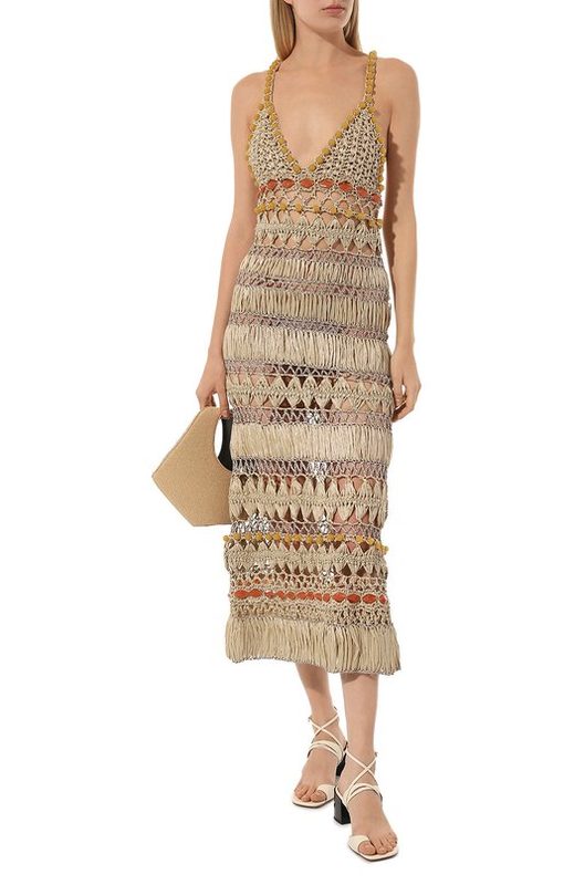 Платье из вискозы Alberta Ferretti 2