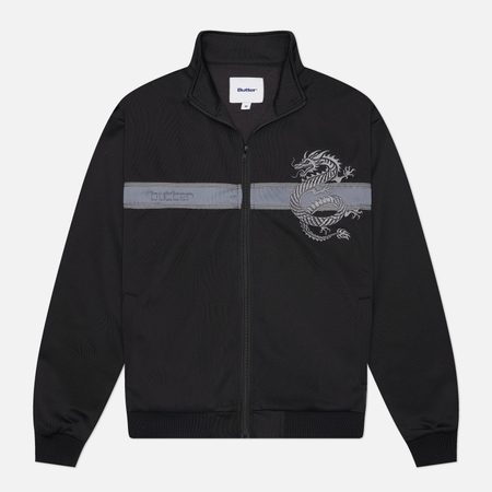 Мужская куртка ветровка Butter Goods Dragon Tricot, цвет чёрный