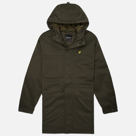 Мужская куртка парка Lyle & Scott Padded, цвет оливковый