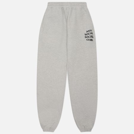 Мужские брюки Anti Social Social Club Embroidered, цвет серый