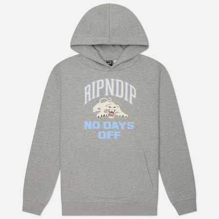 Мужская толстовка RIPNDIP White Panther Hoodie, цвет серый