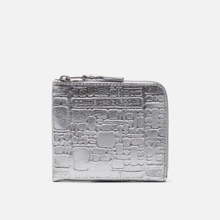 Кошелек Comme des Garcons Wallet SA3100EG Embossed Logotype, цвет серый