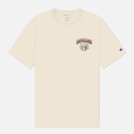 Мужская футболка Champion Reverse Weave Pinnacle Heavyweight Cotton Graphic 2, цвет бежевый