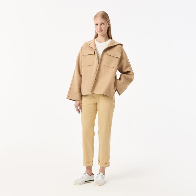 Женская куртка Lacoste из овечьей шерсти 4