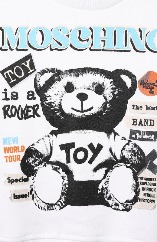 Хлопковый свитшот Moschino 3