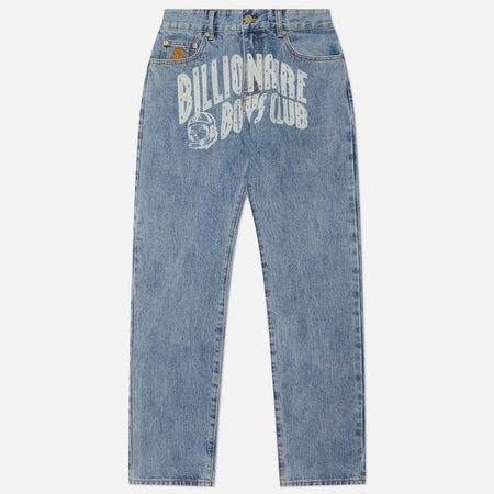 Мужские джинсы Billionaire Boys Club Faded Arch Logo Denim, цвет голубой