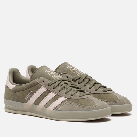 Мужские кроссовки adidas Originals Gazelle Indoor, цвет оливковый