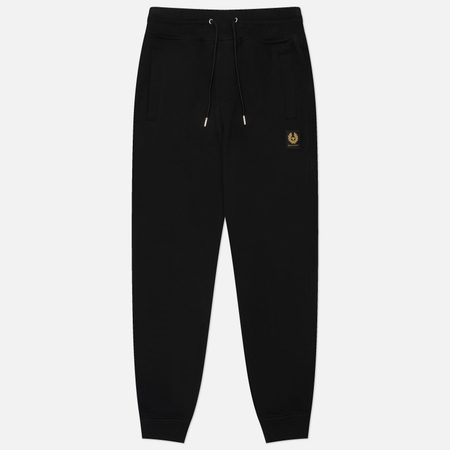 Мужские брюки Belstaff Relaxed Tapered, цвет чёрный
