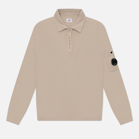Мужская толстовка C.P. Company Malfile Fleece Lens Half-Zip, цвет серый