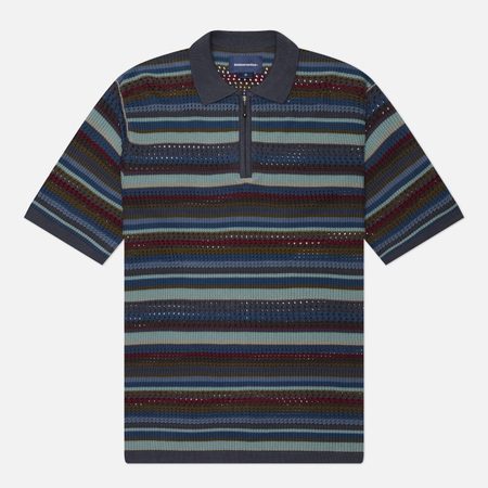 Мужское поло thisisneverthat Striped, цвет синий