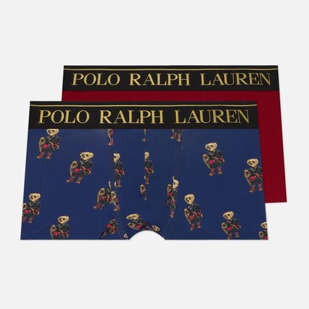 Комплект мужских трусов Polo Ralph Lauren Stretch Cotton Trunk 2-Pack, цвет комбинированный
