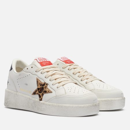 Женские кроссовки Golden Goose Ball Star 2 Spur Horsy Star, цвет белый