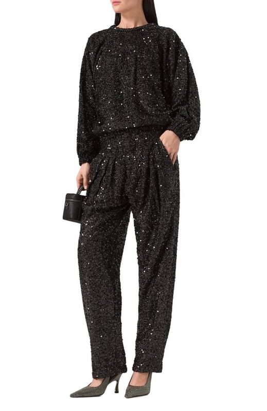 Брюки с отделкой пайетками Isabel Marant 2