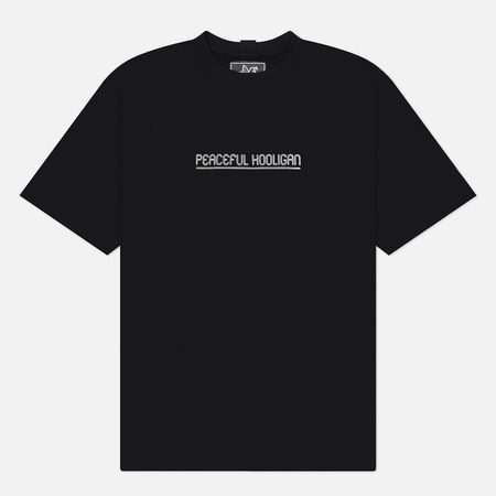 Мужская футболка Peaceful Hooligan 808, цвет чёрный