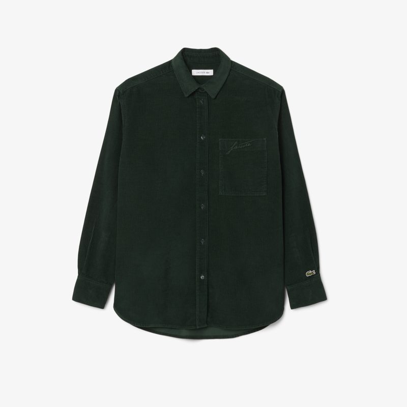 Женская рубашка Lacoste оверсайз 4