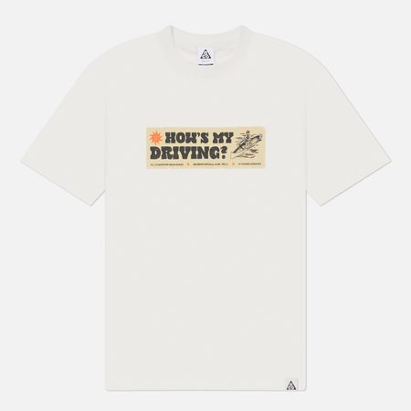 Мужская футболка Nike ACG Canoe Sticker, цвет белый