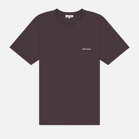 Мужская футболка Norse Projects Dyrehaven Organic Logo Print, цвет коричневый