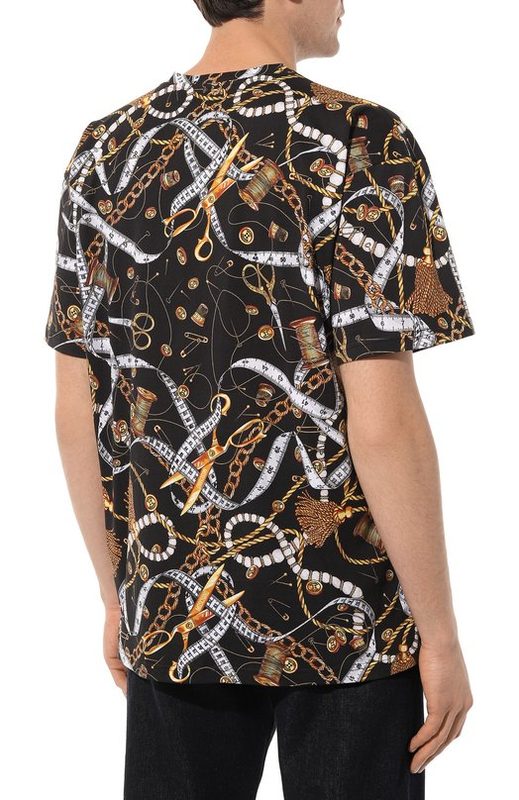 Хлопковая футболка Moschino 4