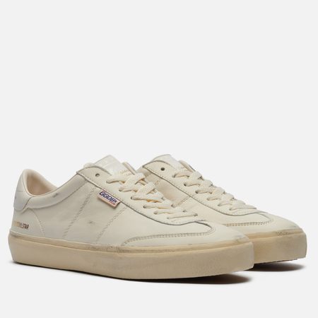 Мужские кроссовки Golden Goose Soul Star Leather, цвет бежевый