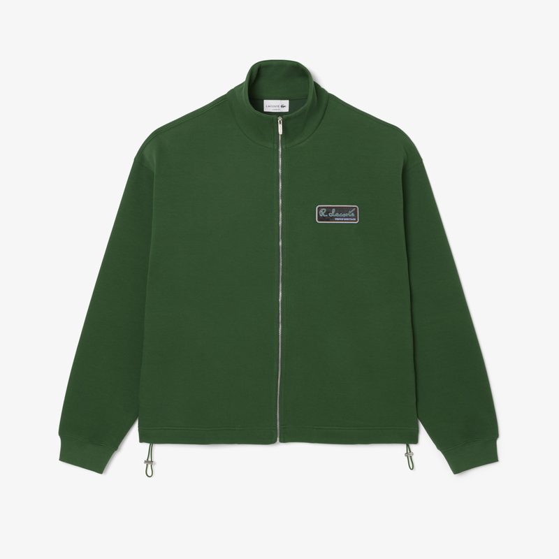 Мужской хлопковый свитшот Lacoste свободного кроя 5