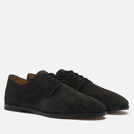 Мужские ботинки Common Projects Soft Derby Suede, цвет чёрный