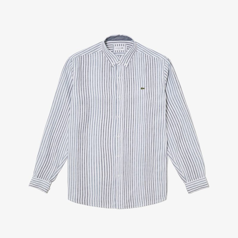 Мужская рубашка Lacoste из льна 5