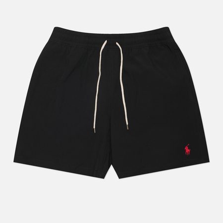 Мужские шорты Polo Ralph Lauren 5.75-Inch Traveler Classic Swim, цвет чёрный