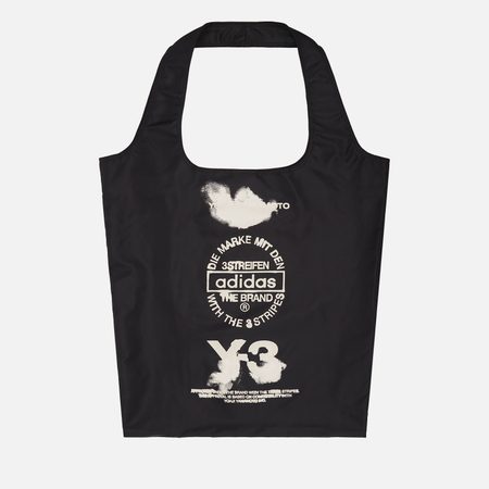 Сумка Y-3 Tote Stacked Logo, цвет чёрный