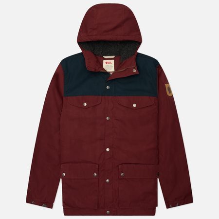 Мужская зимняя куртка Fjallraven Greenland Winter, цвет бордовый