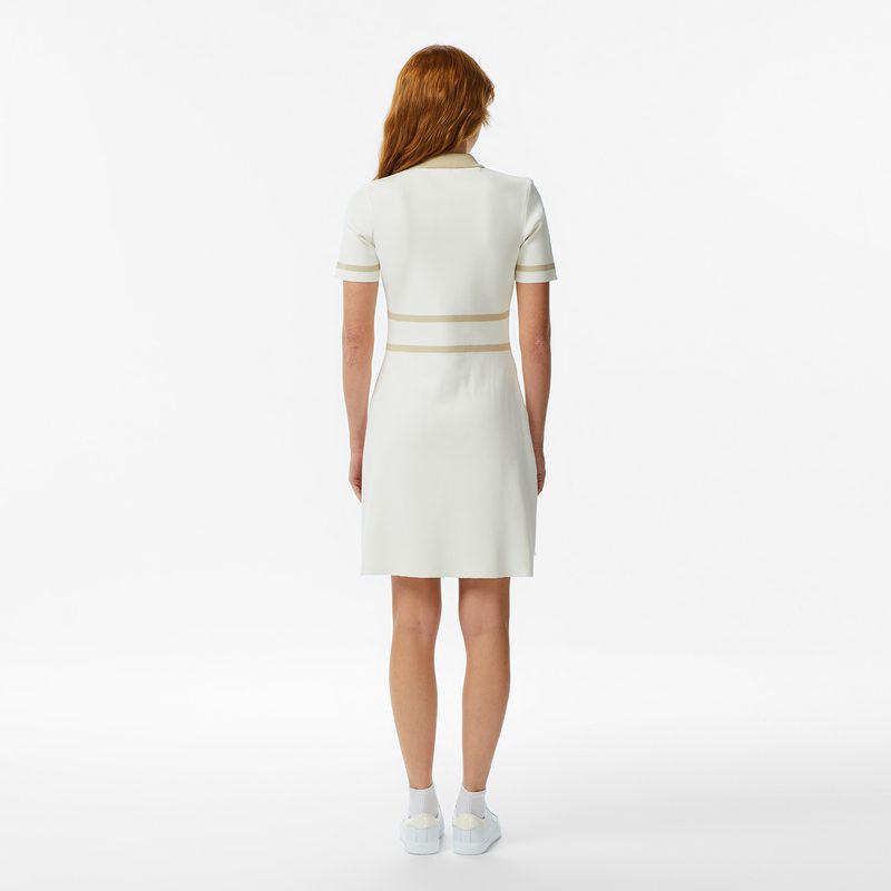 Женское платье Lacoste с короткими рукавами и молнией 2
