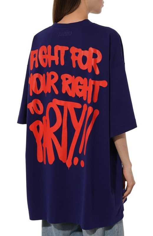 Хлопковая футболка VETEMENTS 4