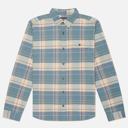 Мужская рубашка Patagonia Lightweight Fjord Flannel, цвет голубой