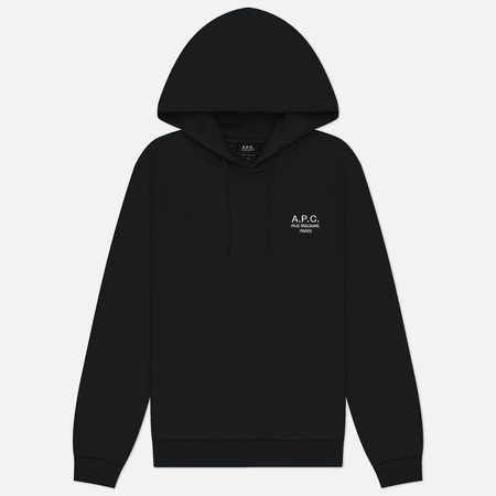 Мужская толстовка A.P.C. Standard Rue Madame Hoodie GOTS, цвет чёрный