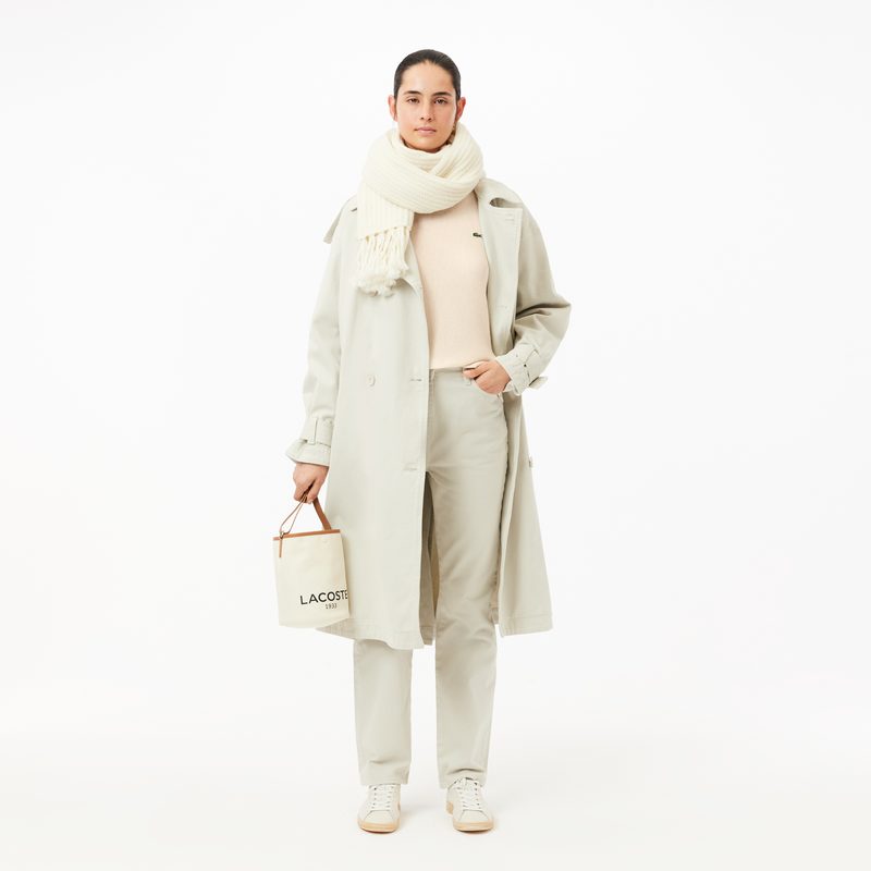 Женский шерстяной свитер Lacoste с круглым вырезом 4