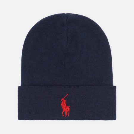 Шапка Polo Ralph Lauren Embroidered Logo, цвет синий