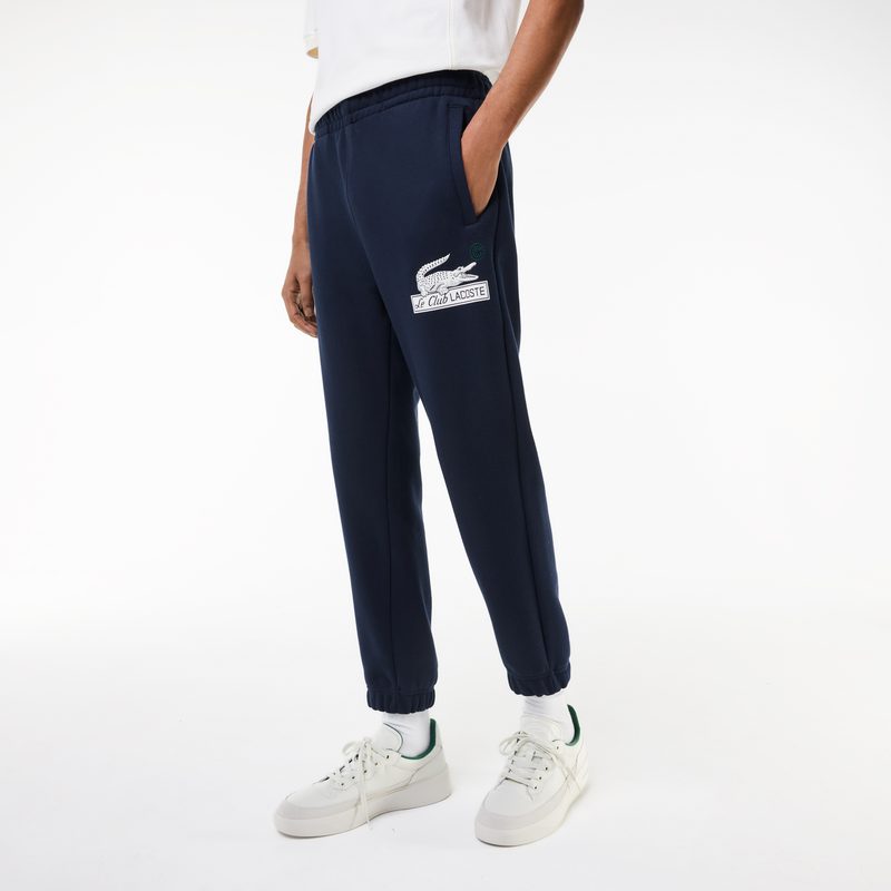 Мужские спортивные брюки Lacoste свободного кроя из хлопка 4