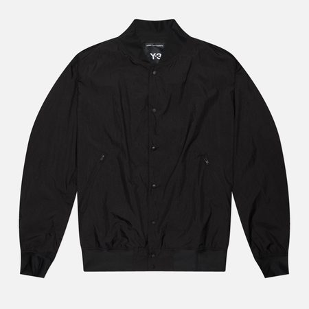 Мужская куртка бомбер Y-3 Collegiate, цвет чёрный
