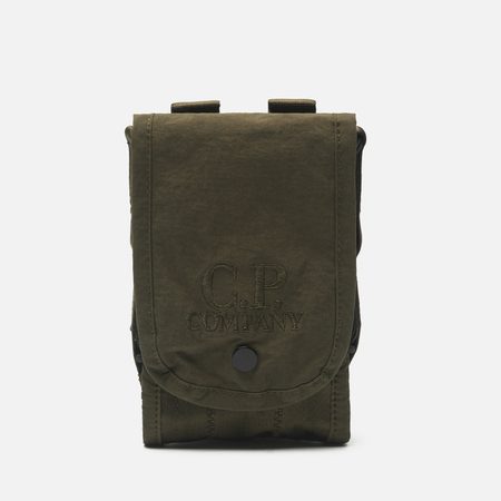 Сумка C.P. Company Plain Paper Touch Mixed Garment Dyed, цвет оливковый